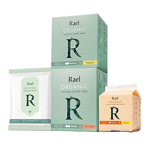 Rael Organic Cotton Regular Pads- 56 count