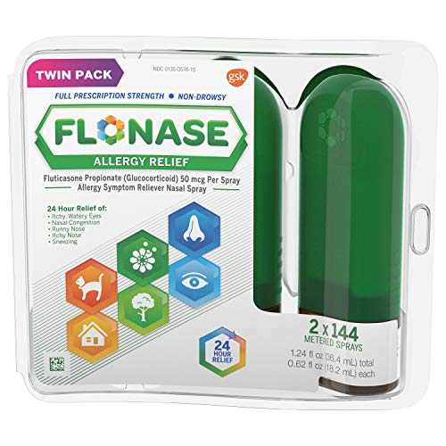 Flonase Allergy Relief Nasal Spray- Pack of 2
