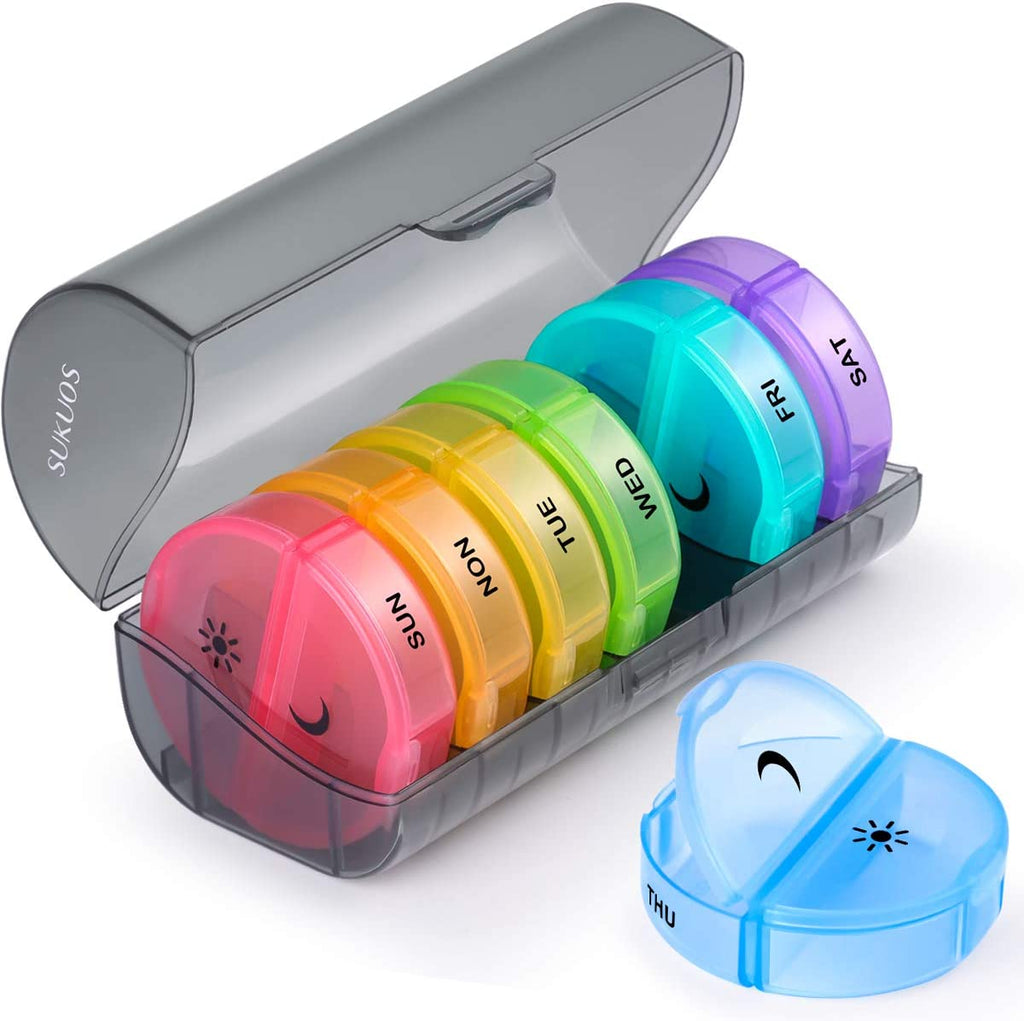 7 Day Pill Organizer with Case 