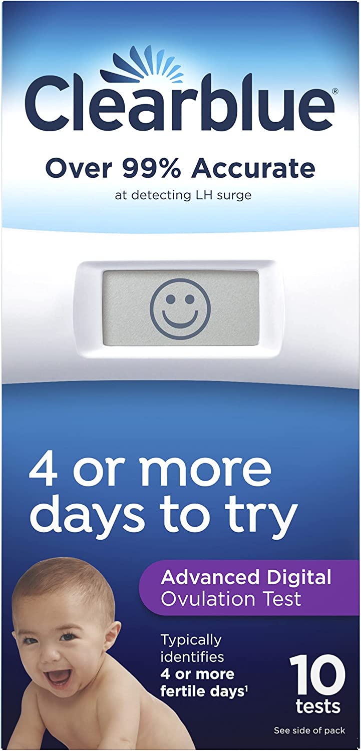  Clearblue Advanced Digital Ovulation Test-Pack of 10 Sticks :  Health & Household