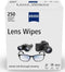 ZEISS 250 Pre-Moistened Lens Eyeglass Cleaning Wipes