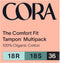Cora Organic Cotton Tampons Variety Pack Regular