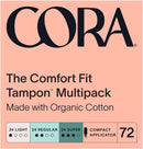Cora Organic Cotton Tampons Compact Applicator