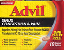 Advil Sinus Congestion and Pain-- 10 ct.