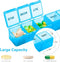 BUG HULL Extra Large Pill Organizer For Travel
