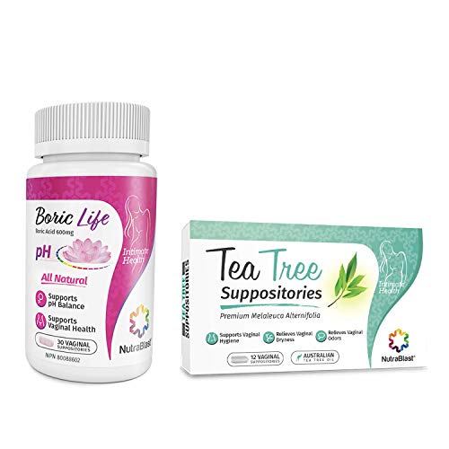 NutraBlast Tea Tree Oil Vaginal Suppositories