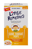 Little Remedies Sore Throat Pops - 10 count