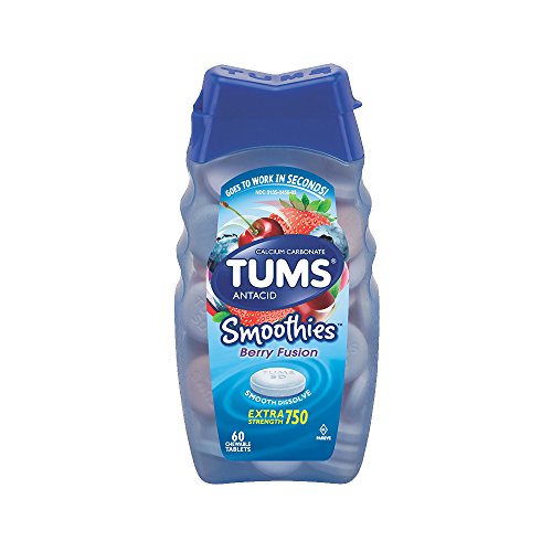 TUMS Smoothies Strength Antacid Chewable Tablets- 60 count
