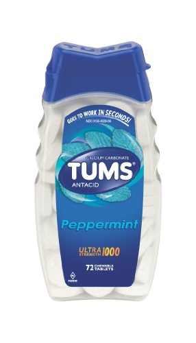 Tums Antacid Ultra Strength 1000 Peppermint - 72 tablets