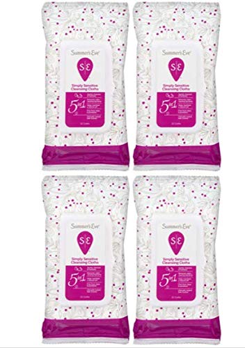 Summer's Eve Cleansing Cloths - 32 count- Pack of 4