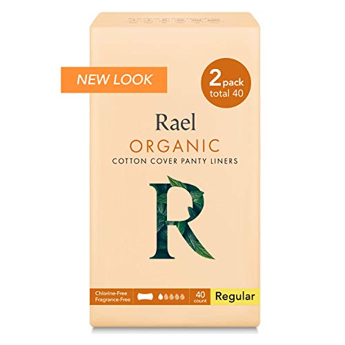 Rael Certified Organic Cotton Natural Pantyliner's- 44 count