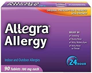 Allegra Allergy 45 Tablets 2 PACK