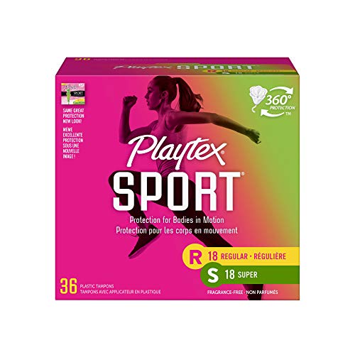 Playtex Sport Multipack Unscented Tampons- 36 count