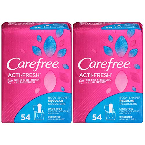 Carefree Body Shape Regular Unscented 54 Count