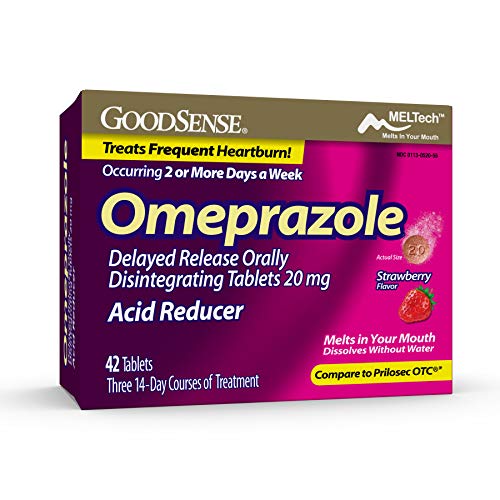 GoodSense Omeprazole (generic Prilosec) Disintegrating Tablets- 42 count