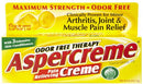 Aspercreme Maximum Strength Joint & Muscle Pain Relief Crème for Arthritis, Aloevera, 5 Oz