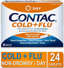 CONTAC Cold & Flu Multi-Symptom Relief Caplets