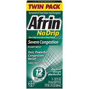 Afrin Severe Congestion Pump Nasal Mist- 2 pack