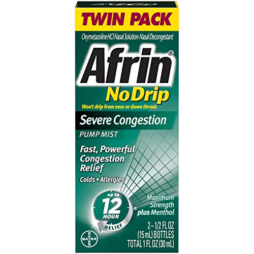Afrin Severe Congestion Pump Nasal Mist- 2 pack