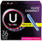 U by Kotex Click Compact Tampons- 36 count