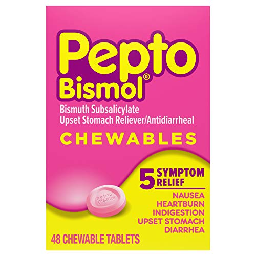 Pepto Bismol Original Chewable Tablets- 48 count