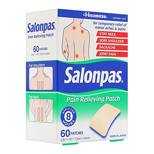 Salonpas Pain Relieving Patches 60 Count