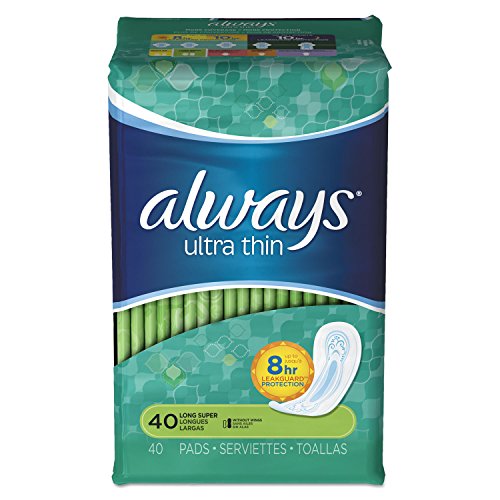 Always Ultra Thin Long Super Pads Without Wings