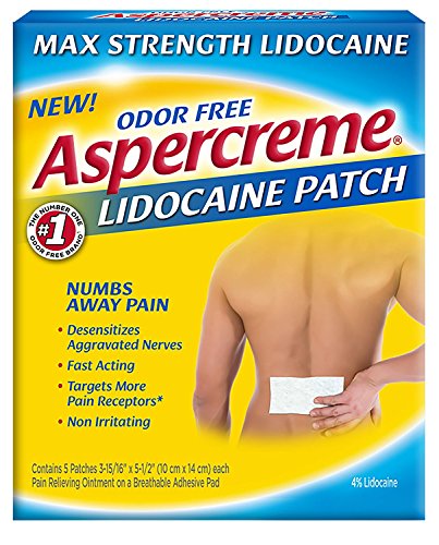 Aspercreme Max Strength Pain Relieving Lidocaine Patch