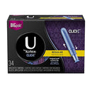 U By Kotex Click Compact Tampons Regular Absorbency- 34 count