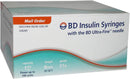 BD Ultra-Fine Insulin Syringes 31G 1cc 5/16" 90/bx