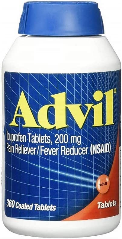 Advil Pain Reliever/Fever Reducer 200 mg Tablets - 360 Count