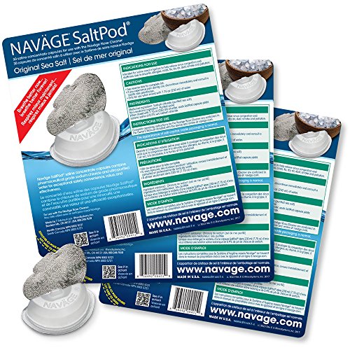 Navage SaltPod Bundle-Pack of 3, total 90 count