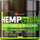 Arvesa Hemp Pain Relief Cream- 4.1 oz
