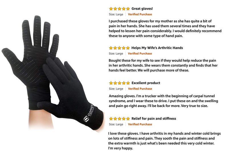 Compression Full Finger Arthritis Gloves