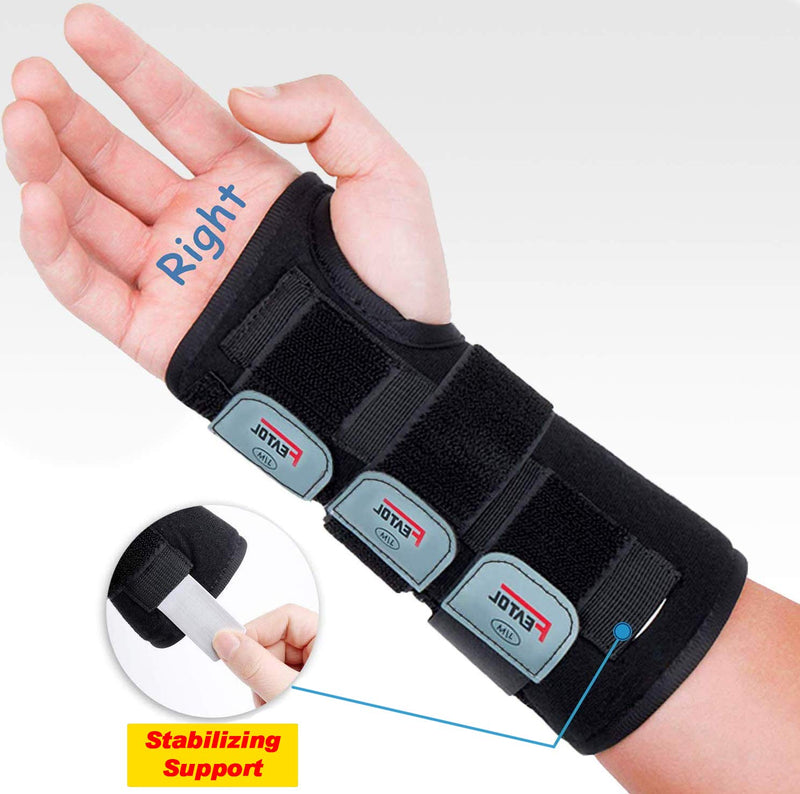 1Pc Carpal Tunnel Wrist Brace Adjustable Wrist Support Brace Wrist Com –  Ammpoure Wellbeing
