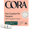 Cora Organic Cotton Non-Applicator Super Plus Tampons- 36 count