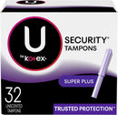 U by Kotex Security Tampons 32 Count