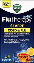 Vicks Flutherapy Severe Cold And Flu Night - 9 packets