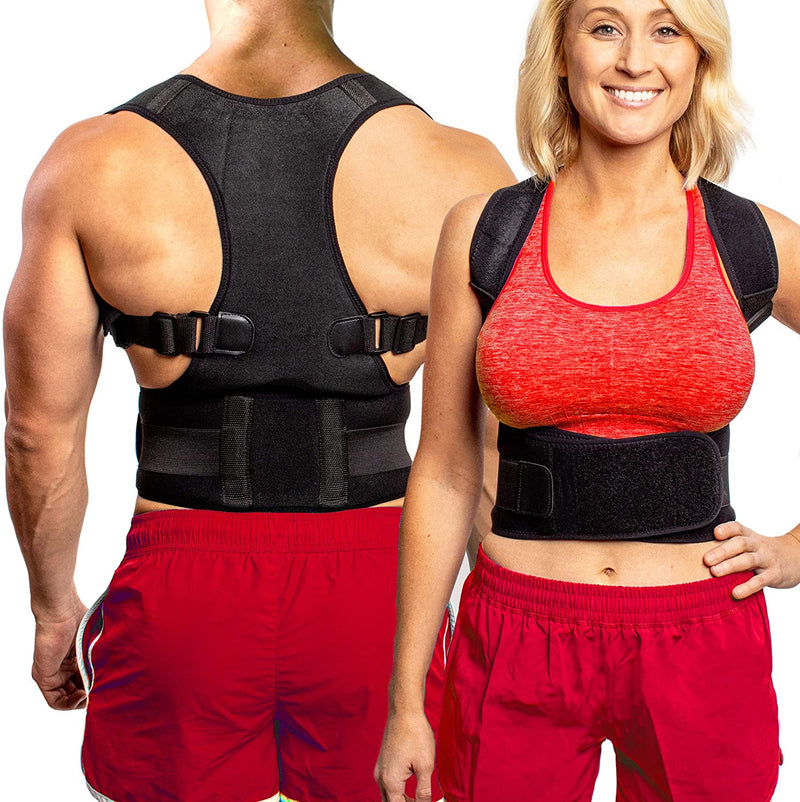 Back Brace Posture Corrector - Best Fully Adjustable Support Brace